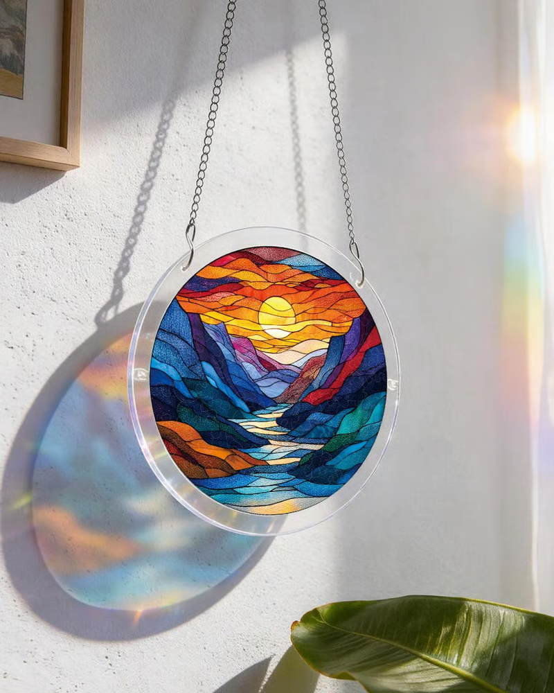🔥New 2026🏆 Upgrade:🌎Last Day 49% OFF-Acrylic Jigsaw Puzzle Suncatcher