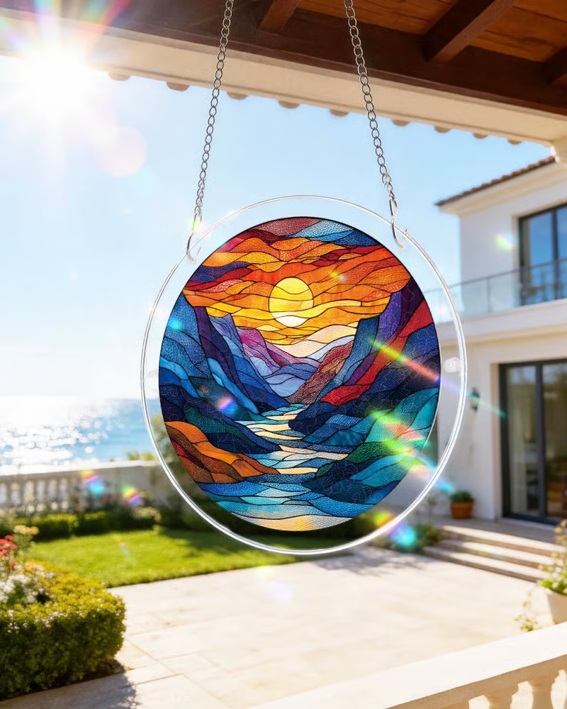 🔥New 2026🏆 Upgrade:🌎Last Day 49% OFF-Acrylic Jigsaw Puzzle Suncatcher