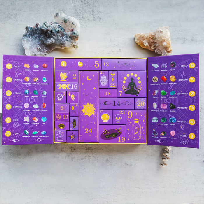 🔥2025 New Release 50% OFF - 🎃Reiki Crystal Halloween Countdown Gift Box🔮The Magic of Healing and Energy Transfer!