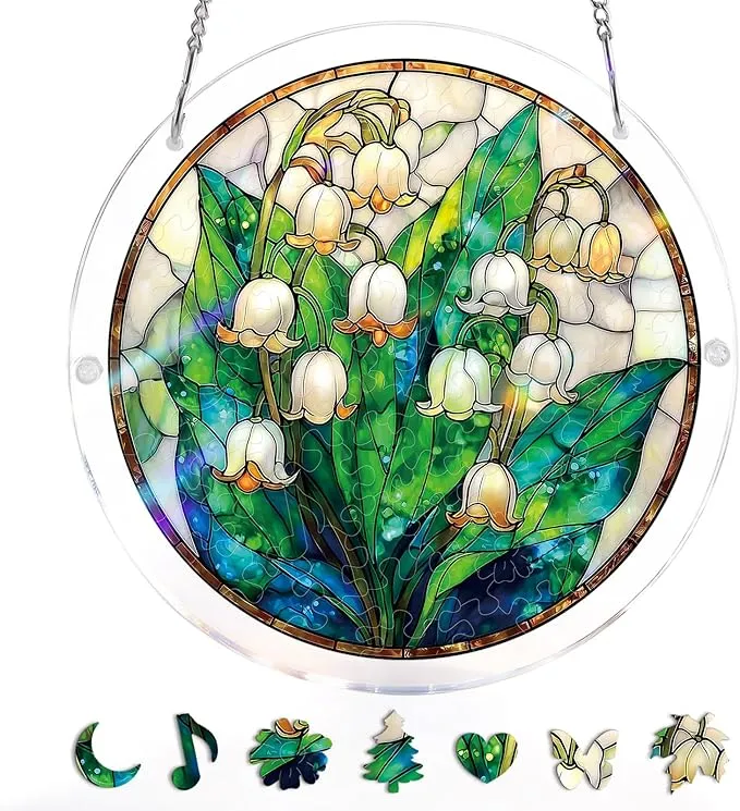 🔥New 2026🏆 Upgrade:🌎Last Day 49% OFF-Acrylic Jigsaw Puzzle Suncatcher