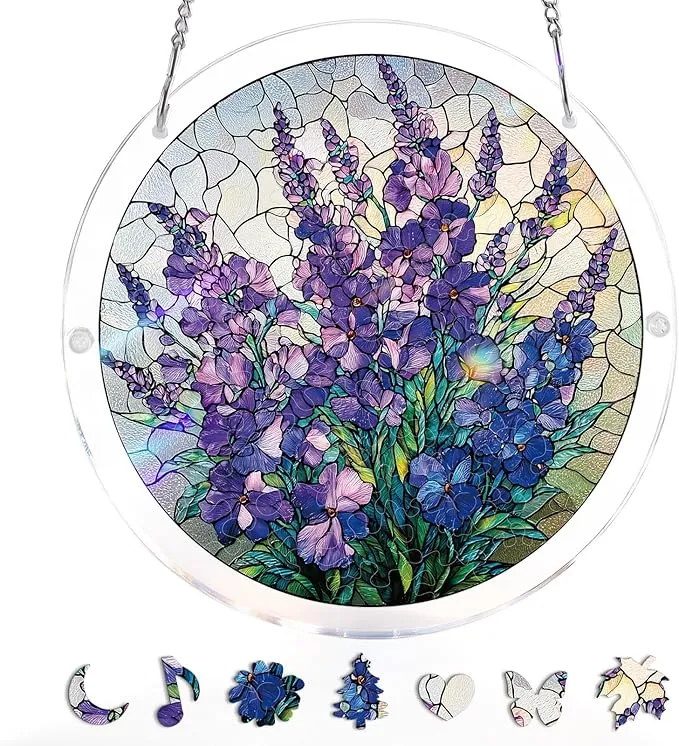🔥New 2026🏆 Upgrade:🌎Last Day 49% OFF-Acrylic Jigsaw Puzzle Suncatcher
