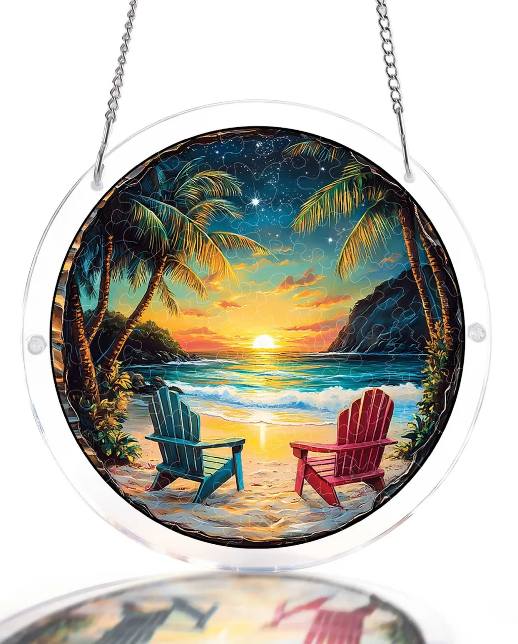 🔥New 2026🏆 Upgrade:🌎Last Day 49% OFF-Acrylic Jigsaw Puzzle Suncatcher