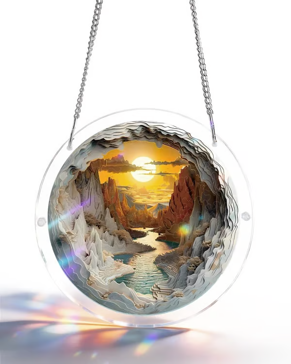 🔥New 2026🏆 Upgrade:🌎Last Day 49% OFF-Acrylic Jigsaw Puzzle Suncatcher