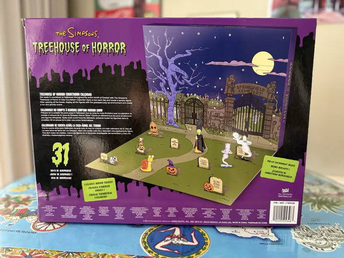 The Simpsons Treehouse of Horror 31 Day Advent Calendar