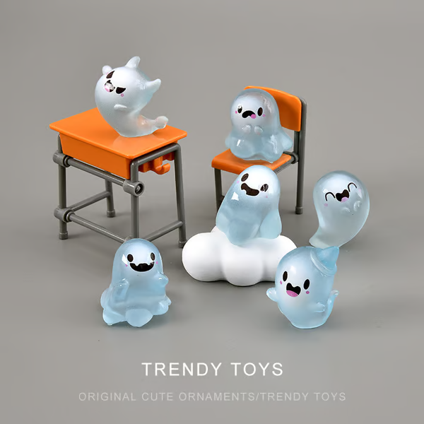 🔥Buy 1 Get 5 Free!!! - Mystery Glow-in-the-Dark Ghost Blind Box🗃️