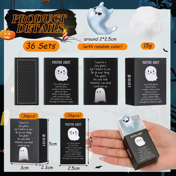 🔥Buy 1 Get 5 Free!!! - Mystery Glow-in-the-Dark Ghost Blind Box🗃️