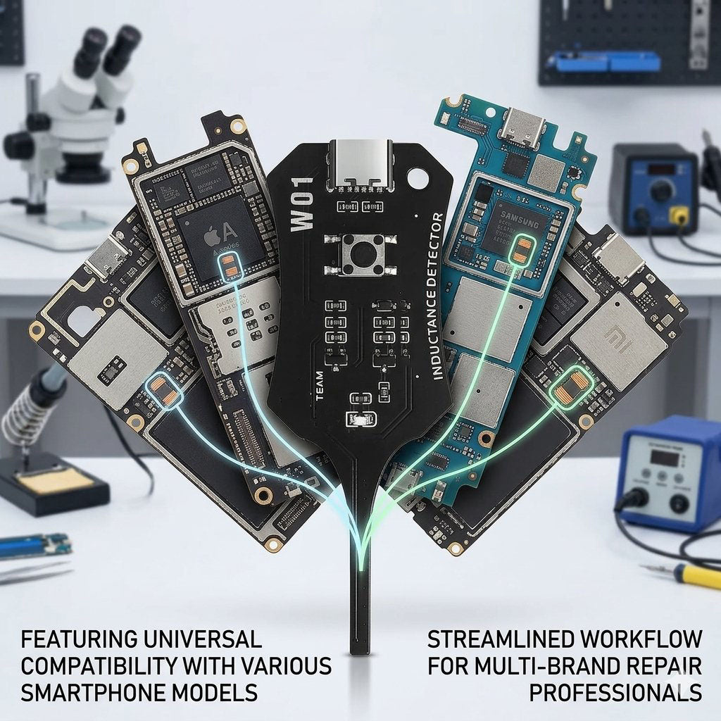 Type-C Inductance Tester Motherboard Coil Tester, Electronic Circuit Board Inductor Detector