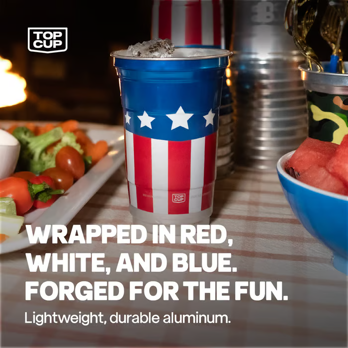 🇺🇸 250th Anniversary Patriotic Aluminum Party Cups