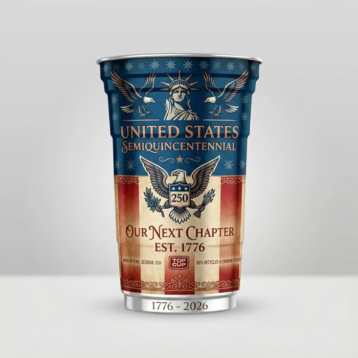 🇺🇸 250th Anniversary Patriotic Aluminum Party Cups