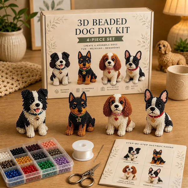 ✨Last Day 49% OFF✨-🧵✨🐾 3D Beaded Pet DIY Kit