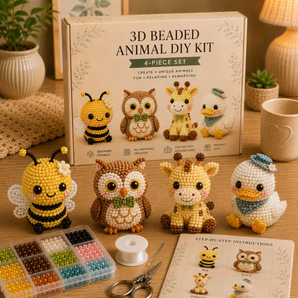 ✨Last Day 49% OFF✨-🧵✨🐾 3D Beaded Pet DIY Kit