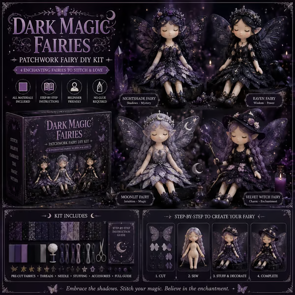 🔥LAST DAY 50% OFF - 🧵Fairy Patchwork DIY Collection