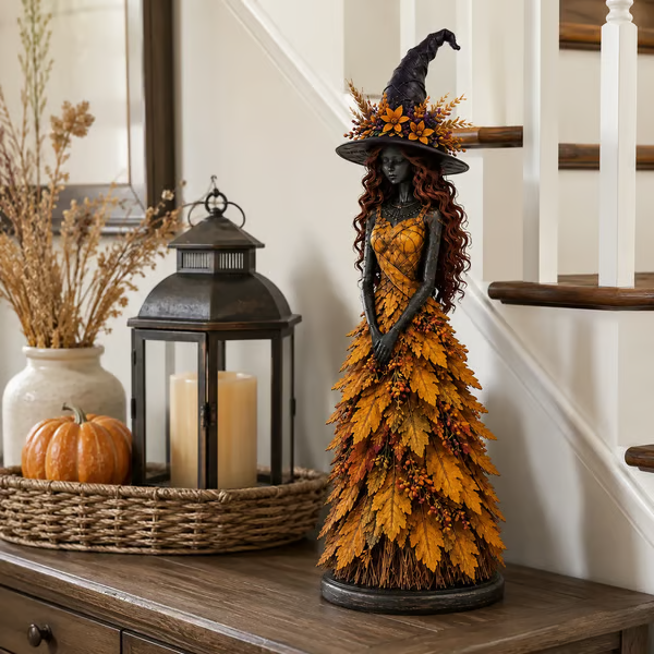 💥LAST DAY 49% OFF - 🧙 Enchanted Autumn Witch Figurine(✨Buy 2 Free Shipping)
