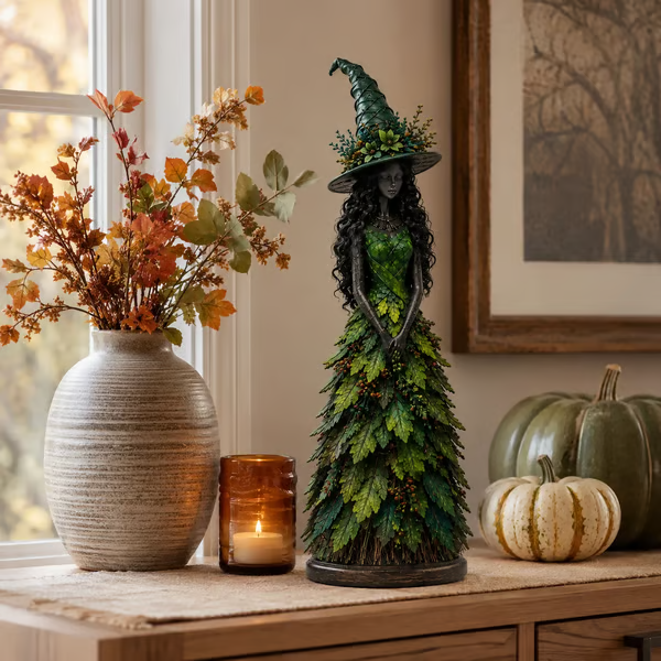 💥LAST DAY 49% OFF - 🧙 Enchanted Autumn Witch Figurine(✨Buy 2 Free Shipping)