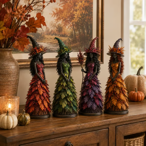💥LAST DAY 49% OFF - 🧙 Enchanted Autumn Witch Figurine(✨Buy 2 Free Shipping)
