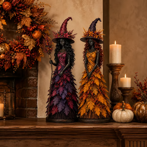 💥LAST DAY 49% OFF - 🧙 Enchanted Autumn Witch Figurine(✨Buy 2 Free Shipping)