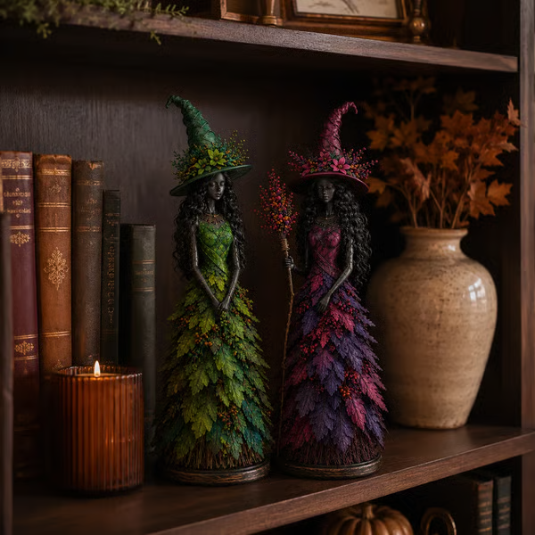 💥LAST DAY 49% OFF - 🧙 Enchanted Autumn Witch Figurine(✨Buy 2 Free Shipping)