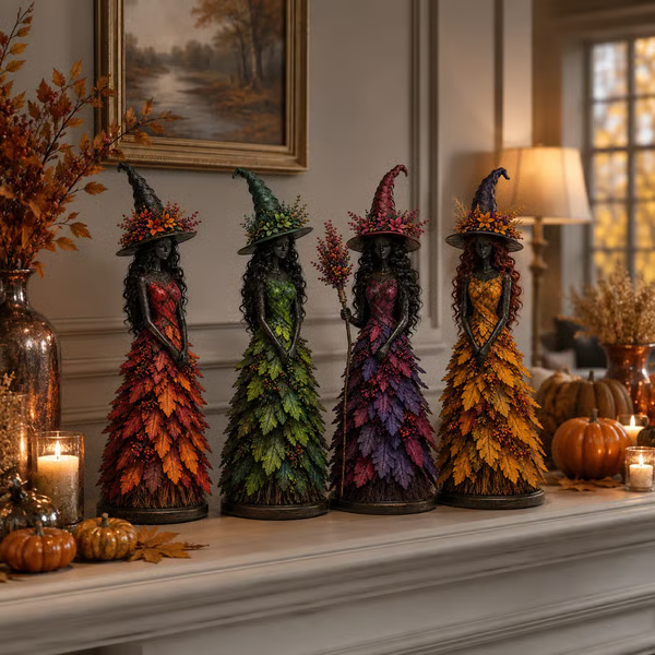💥LAST DAY 49% OFF - 🧙 Enchanted Autumn Witch Figurine(✨Buy 2 Free Shipping)