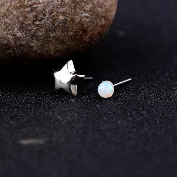 Moon Sun Star Stud Earrings