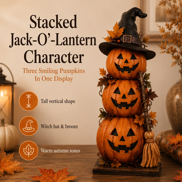 🔥Last Day 49% OFF - 🧙🖤Lighted Halloween Haunted House & Character Figurine Collection