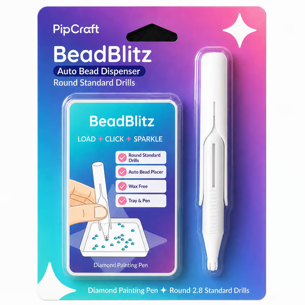 🔥Last Day 50% OFF - 💎BeadBlitz Automatic Diamond Painting Bead dispenser