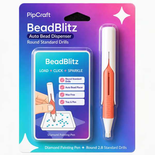 🔥Last Day 50% OFF - 💎BeadBlitz Automatic Diamond Painting Bead dispenser