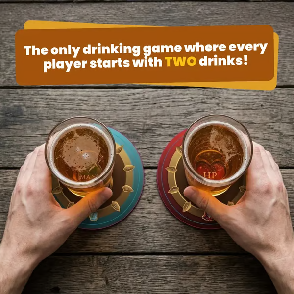🧙‍♂️ Wizards Tavern – Chaotic Fantasy Drinking Game – D&D Themed Party Fun with Dice & Spells 🍺