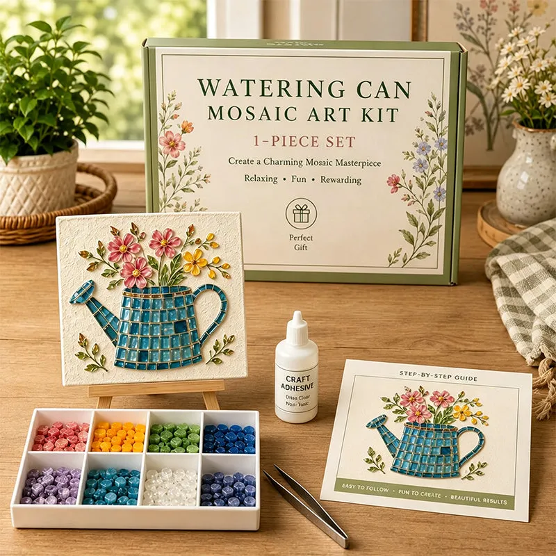 ⚡Hot Sales 49% OFF🎨Watering Can Mosaic Art Kit