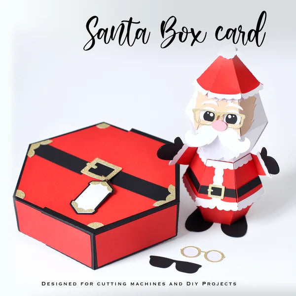 🎅Hot Sale--🥳3D Santa Claus Prank Pop-up Box card🎁