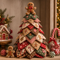 🔥LAST DAY 50% OFF - 🎄🧵DIY Quilted Christmas Tree Kit – Handmade Fabric Holiday Tabletop Tree Decor