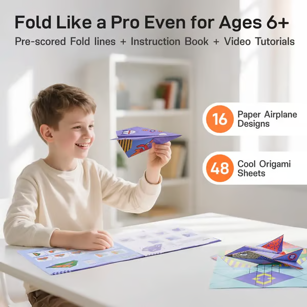 🔥Last Day 49% OFF - ✈✨Leven DIY Paper Airplane Book