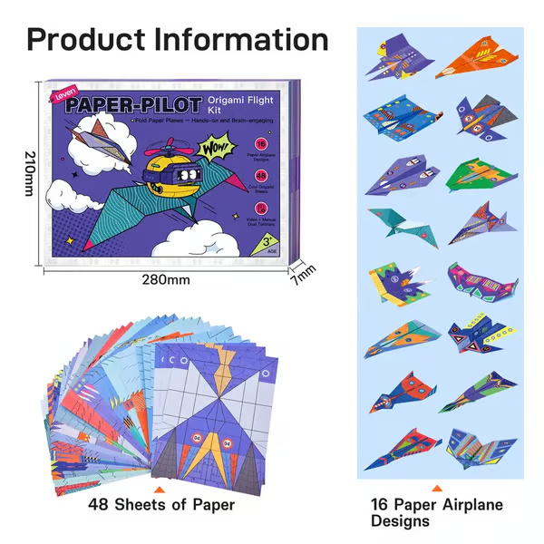 🔥Last Day 49% OFF - ✈✨Leven DIY Paper Airplane Book