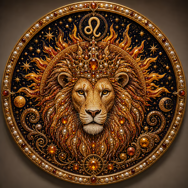 🔥 LAST DAY 49% OFF – ✨ Premium 3D Pearl 12 Zodiac Signs Art Kit | Luxury Flocked Canvas with Scratch-Resistant Non-Fading Pearl Beads DIY Handmade Astrology Decor ♈🌙💎