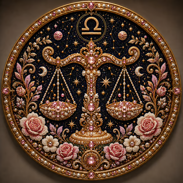 🔥 LAST DAY 49% OFF – ✨ Premium 3D Pearl 12 Zodiac Signs Art Kit | Luxury Flocked Canvas with Scratch-Resistant Non-Fading Pearl Beads DIY Handmade Astrology Decor ♈🌙💎