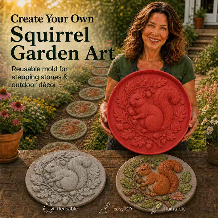 💥 LAST DAY 49% OFF - 🌻 Reusable Sunflower Stepping Stone Mold