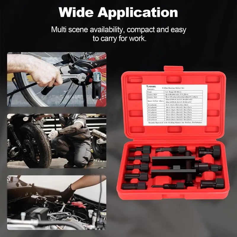 ⚒️ 10Pcs Heavy Duty Blind Hole Bearing Puller Tool Set