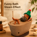 🎉 Lazy Bath Man Incense Burner 🛁🧘