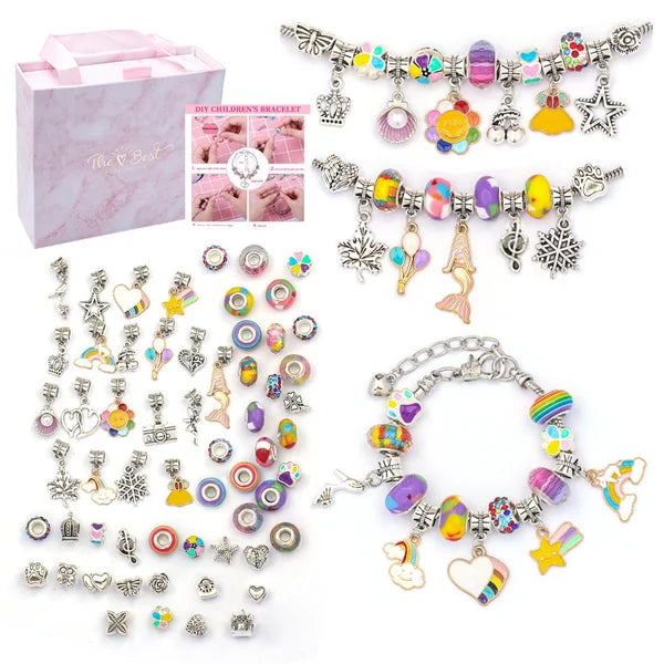 🎁2023-Christmas Hot Sale🎁🎉The Best Gift For Children-🎀DIY Gorgeous Bracelet Set