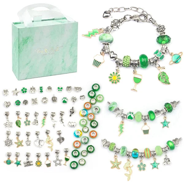 🎁2023-Christmas Hot Sale🎁🎉The Best Gift For Children-🎀DIY Gorgeous Bracelet Set