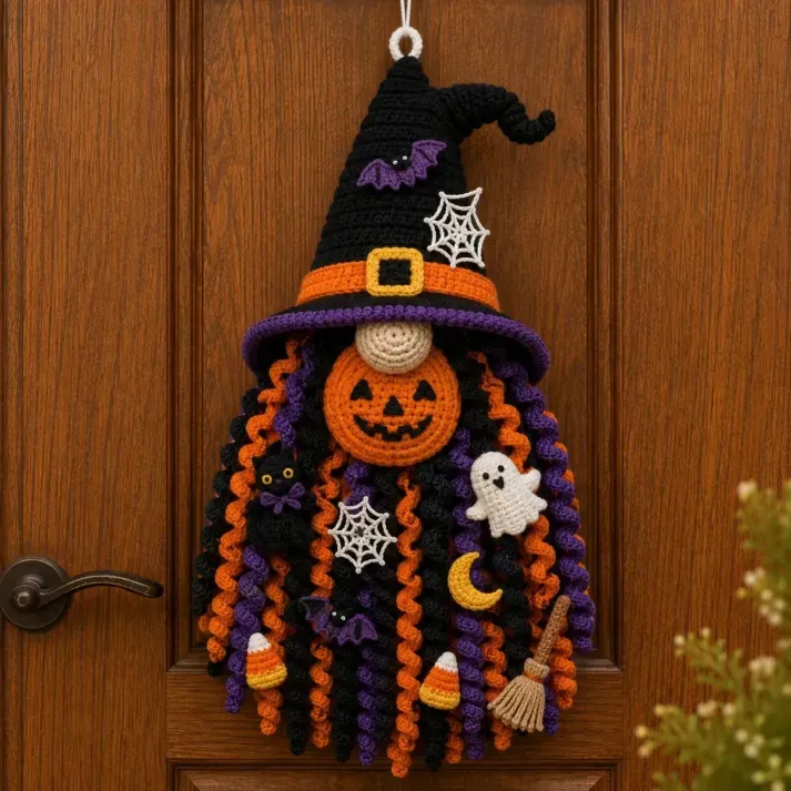 🔥LAST DAY 50% OFF - 🧶 DIY Seasonal 3D Crochet Door Hanger Kit Collection | Coordinated Yarn, Filling, Accessories & Step-by-Step Instructions Included 💕