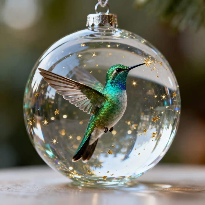 🔥Last Day 50% OFF🐦Nature’s Birds Crystal Glass Ornament Gift Set