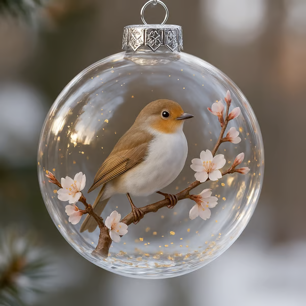 🔥Last Day 50% OFF🐦Nature’s Birds Crystal Glass Ornament Gift Set
