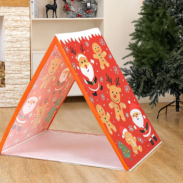 ✨ Gingerbread Christmas Tent — Where Holiday Dreams Find a Home 🍪🎄