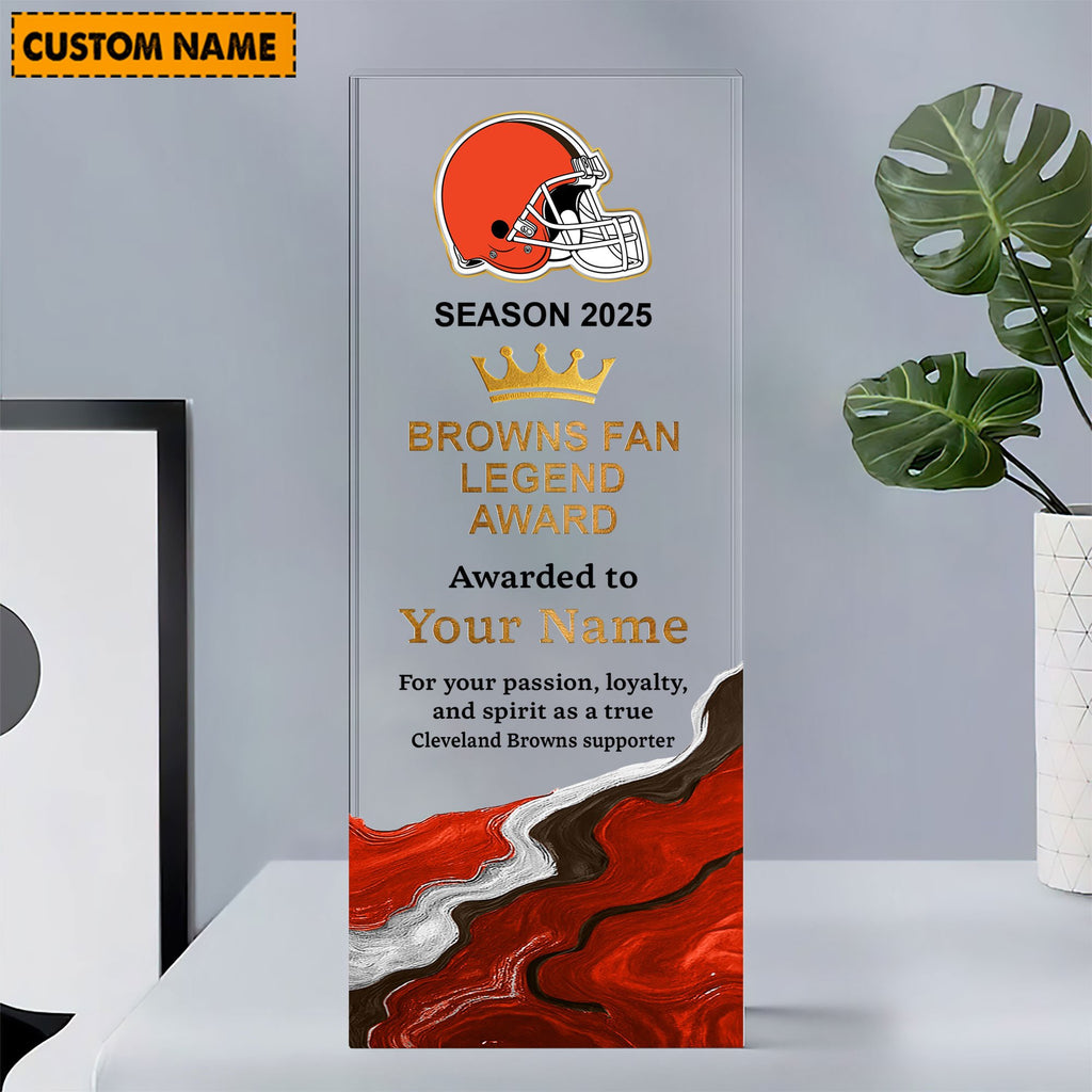 NFL Personalized Acrylic Award Plaque Funny Christmas Gift For Family - Limited Edition