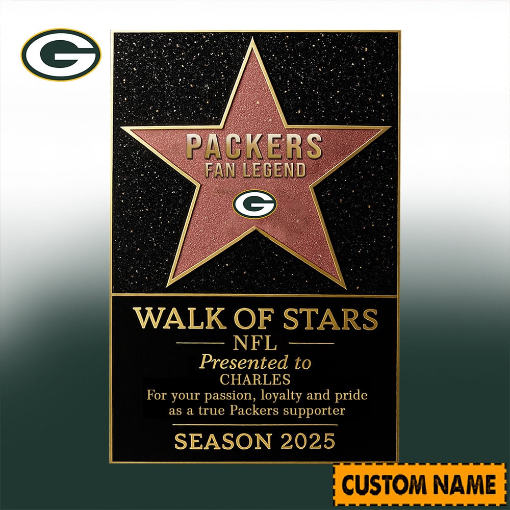 NFL Personalized Walk Of Stars Acrylic Block Plaque Funny Christmas Gift For Family - Limited Edition