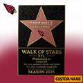 NFL Personalized Walk Of Stars Acrylic Block Plaque Funny Christmas Gift For Family - Limited Edition