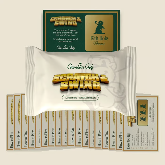 🏌️🎁 Scratch & Swing Scratch Off Golf Card Game (3-pack)