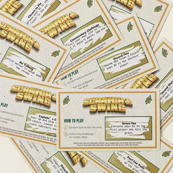 🏌️🎁 Scratch & Swing Scratch Off Golf Card Game (3-pack)