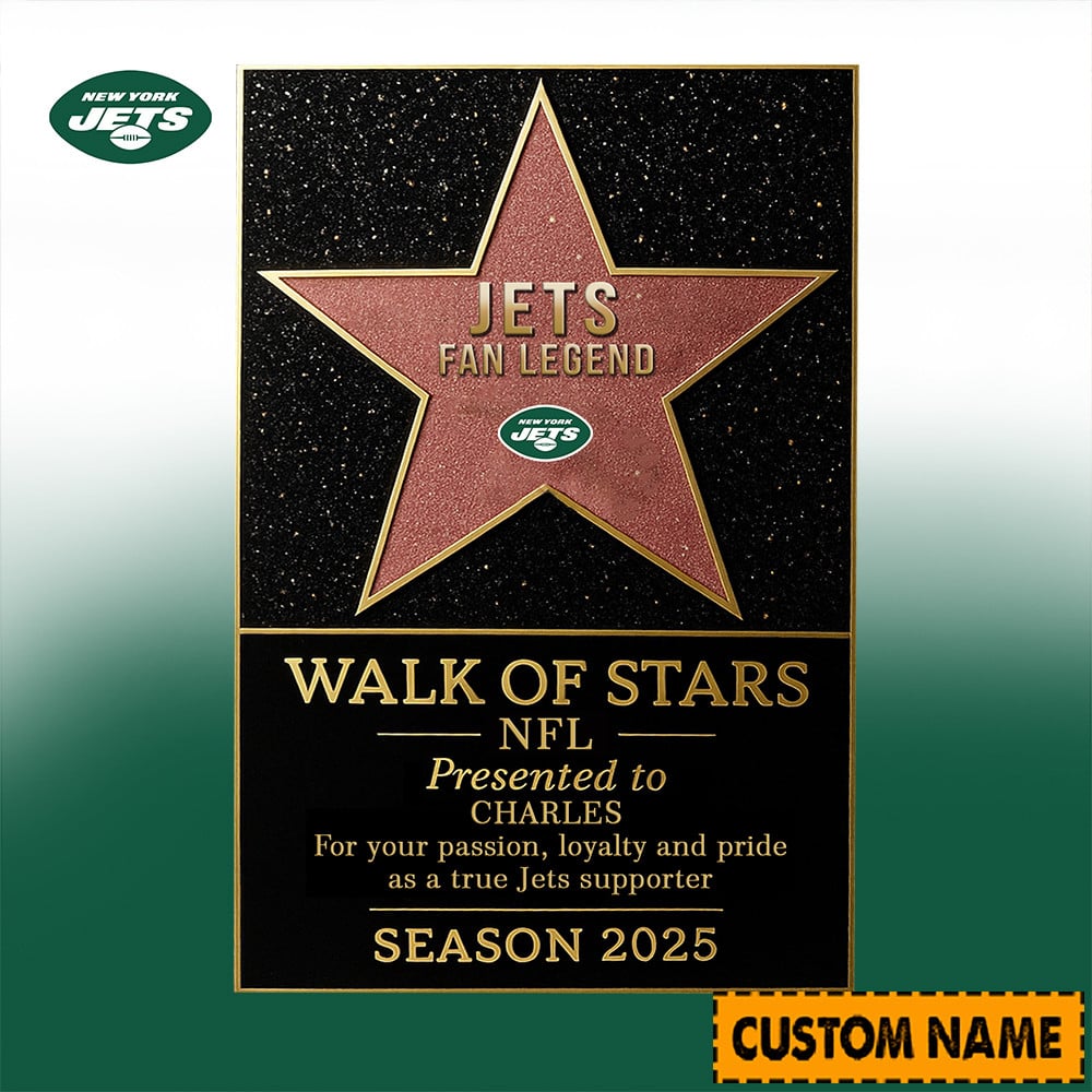 NFL Personalized Walk Of Stars Acrylic Block Plaque Funny Christmas Gift For Family - Limited Edition