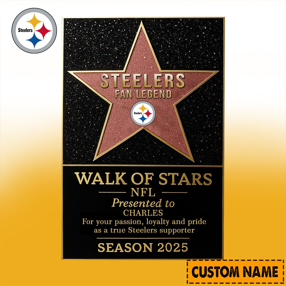 NFL Personalized Walk Of Stars Acrylic Block Plaque Funny Christmas Gift For Family - Limited Edition